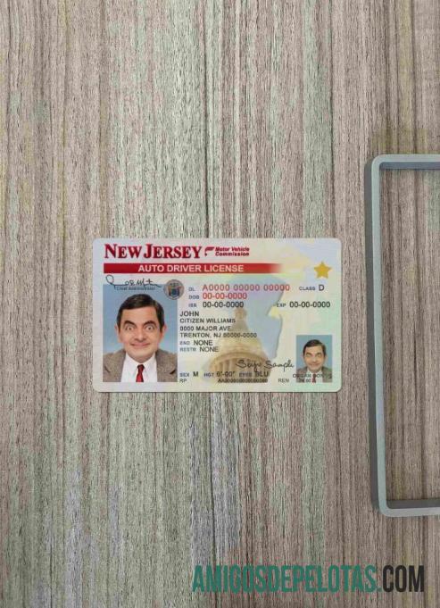 EUA Nova Jersey DL fotovisual frontal amostra